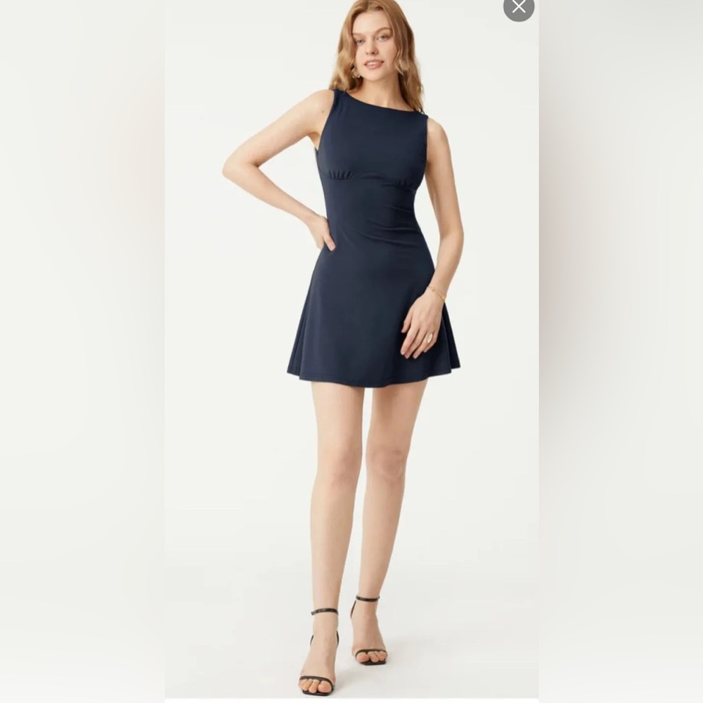 OGL Midnight Blue Sleeveless Mini Dress